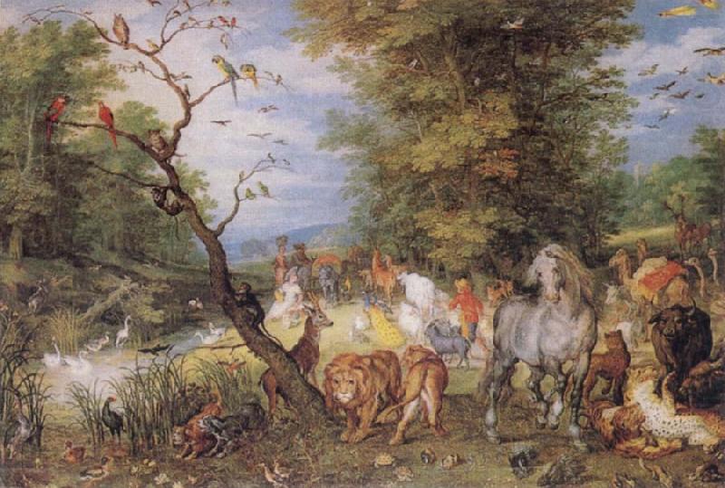 The Animals entering the Ark, Jan Brueghel The Elder